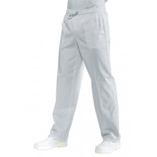 Pantalone Con Elastico - Cod. 044000A - Bianco - 3XL