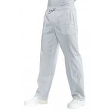 Pantalone Con Elastico - Cod. 044000B - Bianco - 4XL