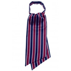 Foulard Ascot - Cod. 115320 - Regimental Grigio Bordeaux Blu