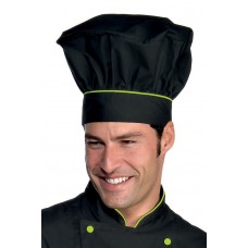 Cappello Cuoco - Cod. 075226 - Nero+Verde Mela