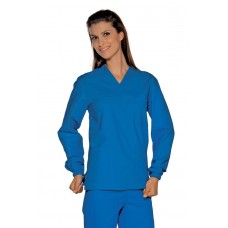 Casacca Collo A V Manica Lunga - Cod. 045906 - Azzurro Ospedale