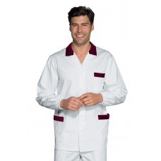 Casacca Peter - Cod. 036103 - Bianco+Bordeaux