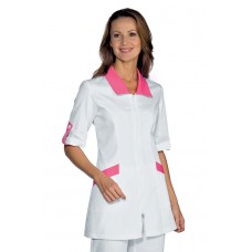 Casacca Tortola - Cod. 002186M - Bianco+Fuxia