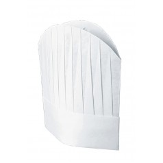 Confezione Cappello Cuoco Tnt Cm 29 (10 Pezzi) - Cod. 075000A - Bianco