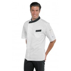 Giacca Cuoco Durango - Cod. 059401M - Bianco+Nero