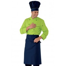 Giacca Cuoco Profilata - Cod. 057026 - Blu+Verde