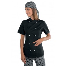 Giacca Lady Chef - Cod. 057521M - Nero+Bianco