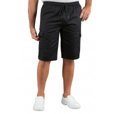 Pantacargo Short Con Elastico - Cod. 044001S - Nero