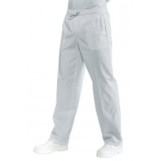 Pantalone Con Elastico - Cod. 044000C - Bianco - 5XL